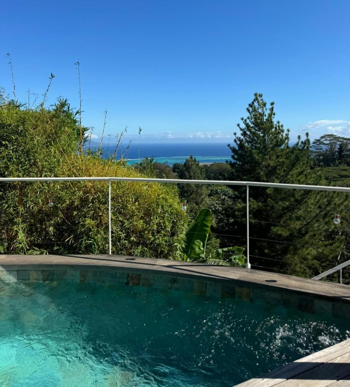 Logement Cosy Avec Piscine Et Vue Tahiti Punaauia Exterior photo
